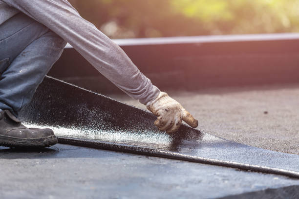 Professional Basement Waterproofing technician working in Waverly, VA